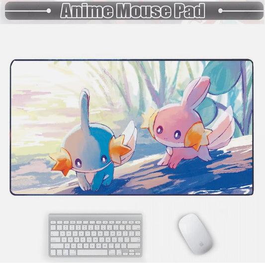 Board Card Game Pokemon Mudkip Mouse Pad PTCG CCG MTG Play Mat , Choose Size