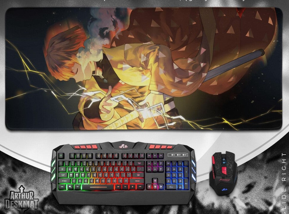 Gojo Satoru Jujutsu Kaisen Mouse Pad - Anime Manga Style Gaming Desk Mat, JJK Sorcerer Desk Decor Gift,Choose Size