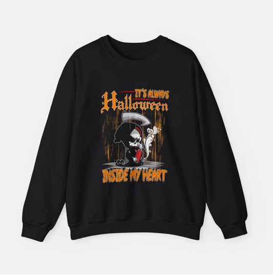 Halloween Spooky Fall Holiday Cozy Jumper Crewneck Unisex Sweatshirt