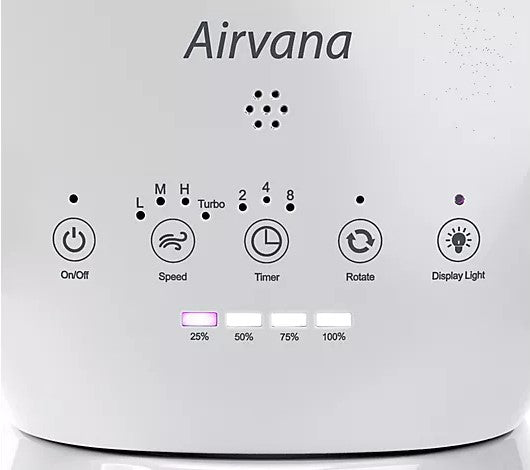 Airvana Cordless Indoor/Outdoor 4-Speed Bladeless Fan