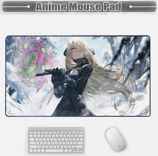 Board Card Game Pokemon Cynthia Gaming Mouse Pad PTCG CCG MTG Play Mat , Choose Size