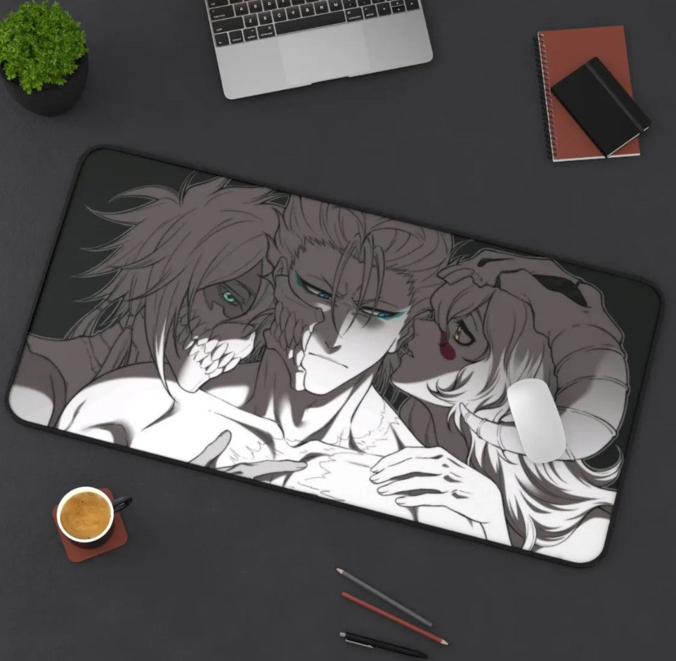 Anime Bleach Ichigo x Aizen Desk Mat, Mouse Pad, Gamers Gift, Anime Fans, Choose Size