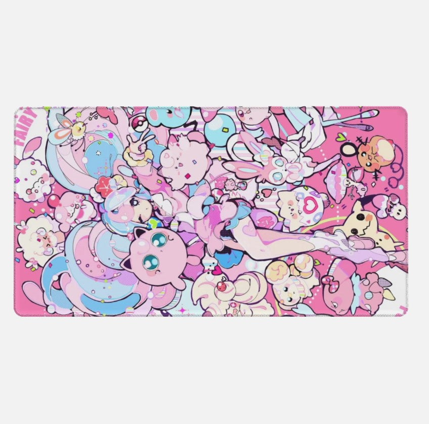 Board Card Game Pokemon Sylveon Gaming Mouse Pad PTCG CCG MTG Play Mat , Choose Size