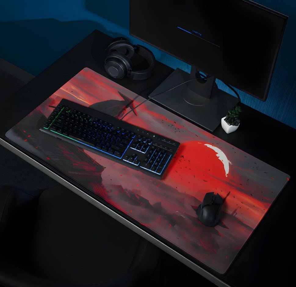 Kamui Anime Deskmat  Ninja Desk Mat  3 Sizes Cute Art  Anime Mouse Pad  Trendy Decor  Gift Computer Accessories,Choose Size