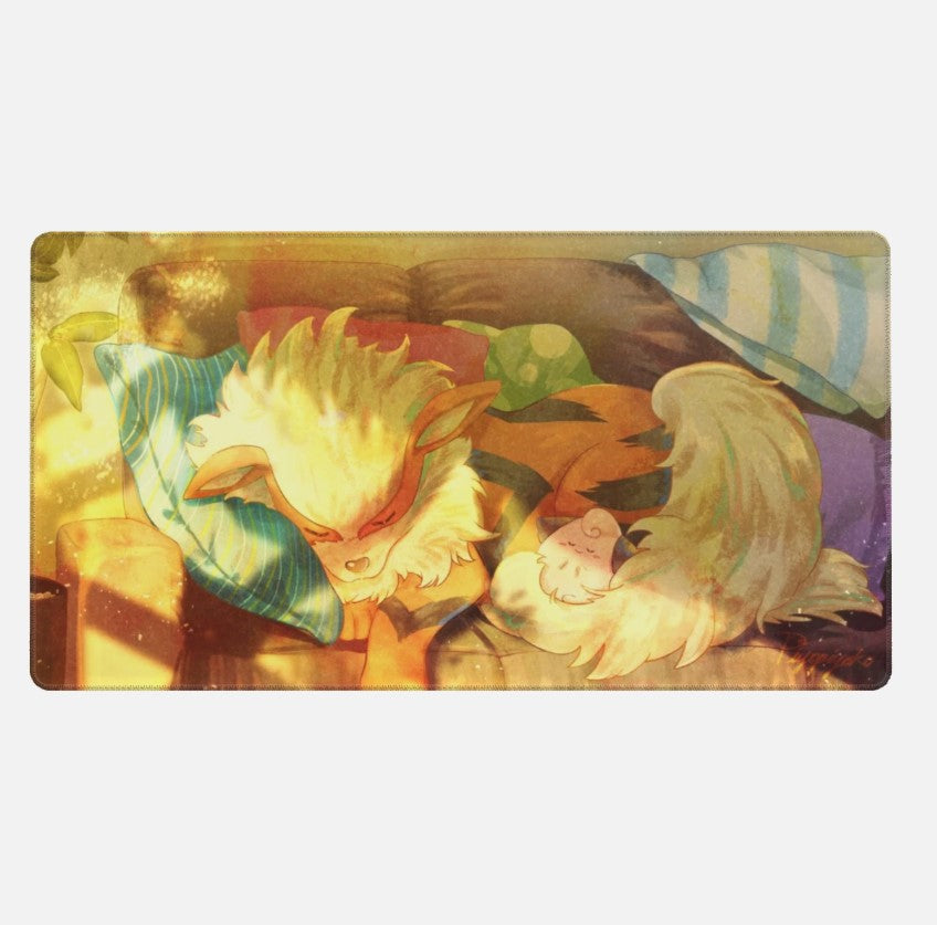 Board Card Game Pokemon Arcanine Gaming Mouse Pad PTCG CCG MTG Play Mat , Choose Size