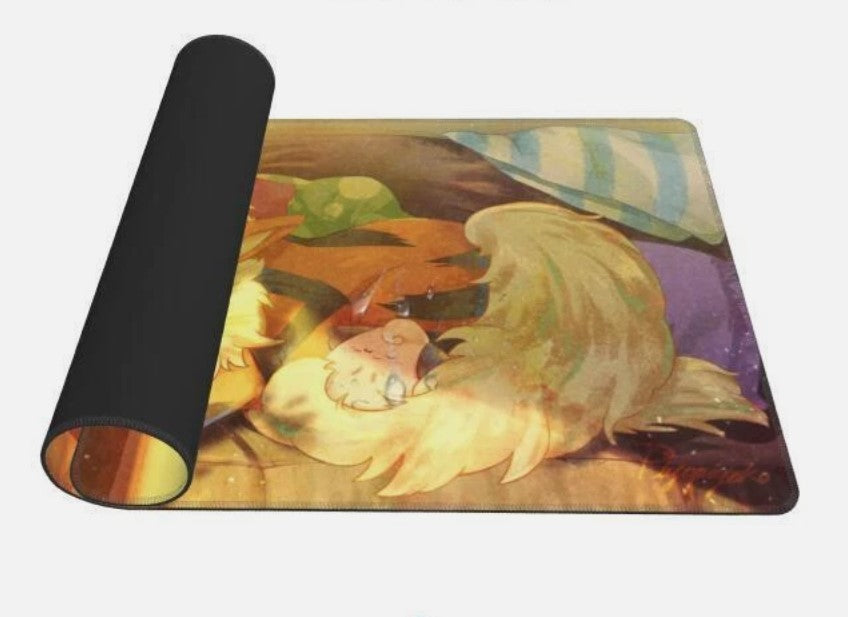 Board Card Game Pokemon Arcanine Gaming Mouse Pad PTCG CCG MTG Play Mat , Choose Size