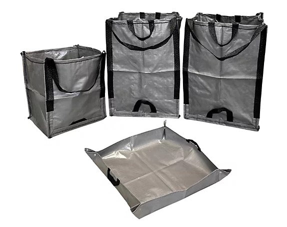 DuraSack 4-pc Heavy Duty All-Purpose Totes Bags & Mat