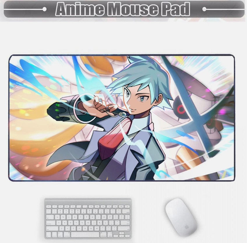 Board Card Game Pokemon Steven Stone Gaming Mouse Pad PTCG CCG MTG Play Mat , Choose Size