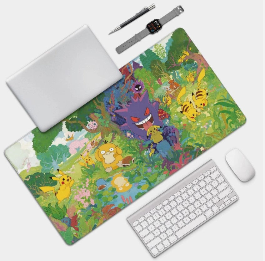Board Card Game Pokemon Eevee Gaming Mouse Pad PTCG CCG MTG Play Mat, Choose Size