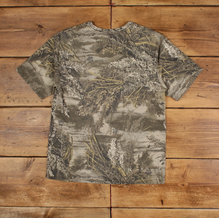 Vintage Realtree Camo T Shirt Medium Realtree Green Tee