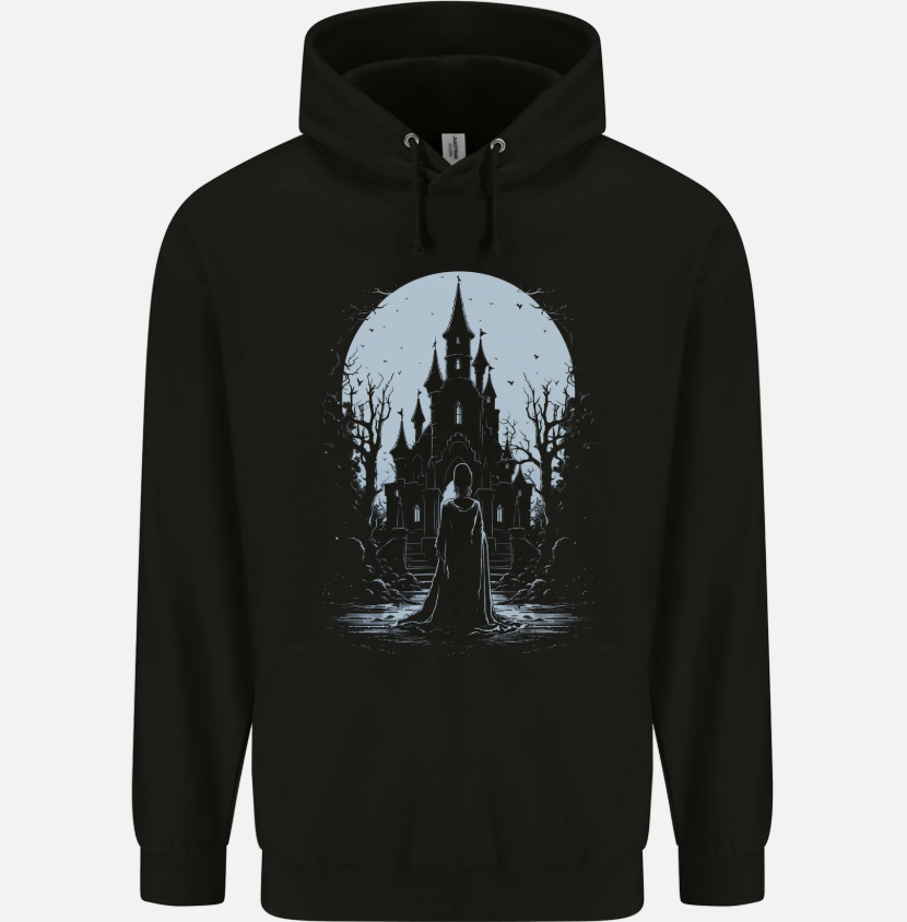 A Fantasy Haunted House Halloween Spooky Mens Hoodie