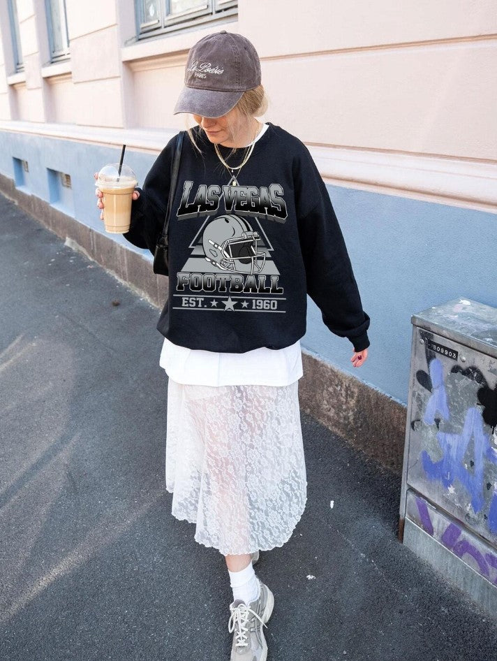 Las Vegas Football Sweatshirt,Las Vegas Game Day Shirt,Las Vegas Shirt,Sunday Football Shirt,Trendy Las Vegas Football Fan Shirt