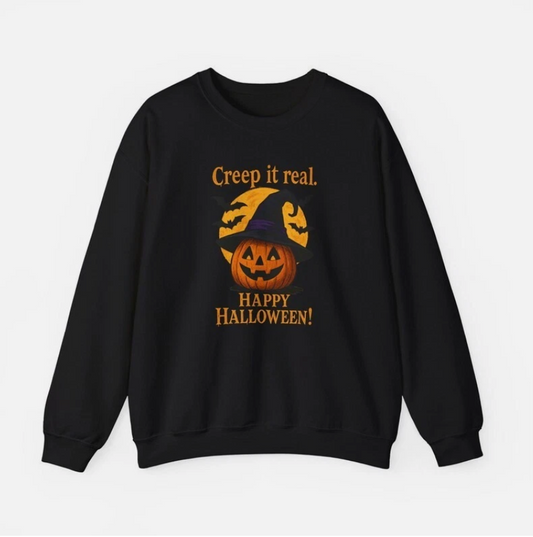 Creep It All Halloween Shirt | Funny Spooky Ghost Unisex Tee Costume Top