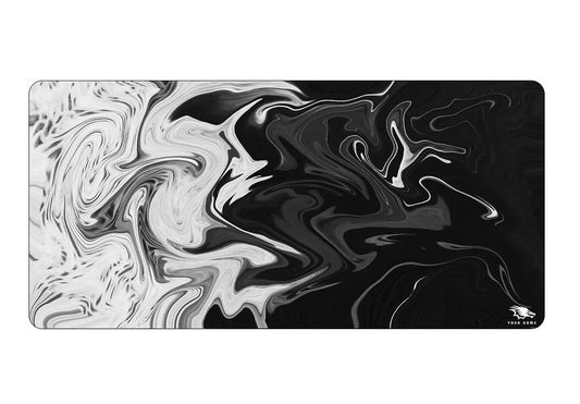 Gaming Mouse Pad XXL & XXXL Full Desk ART style & Mousepad Non-Slip Rubber Base Big Keyboard Mat with Stitched Edges for Gaming