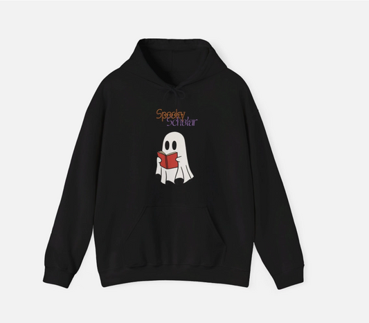 Spooky Ghost Scholar Hoodie