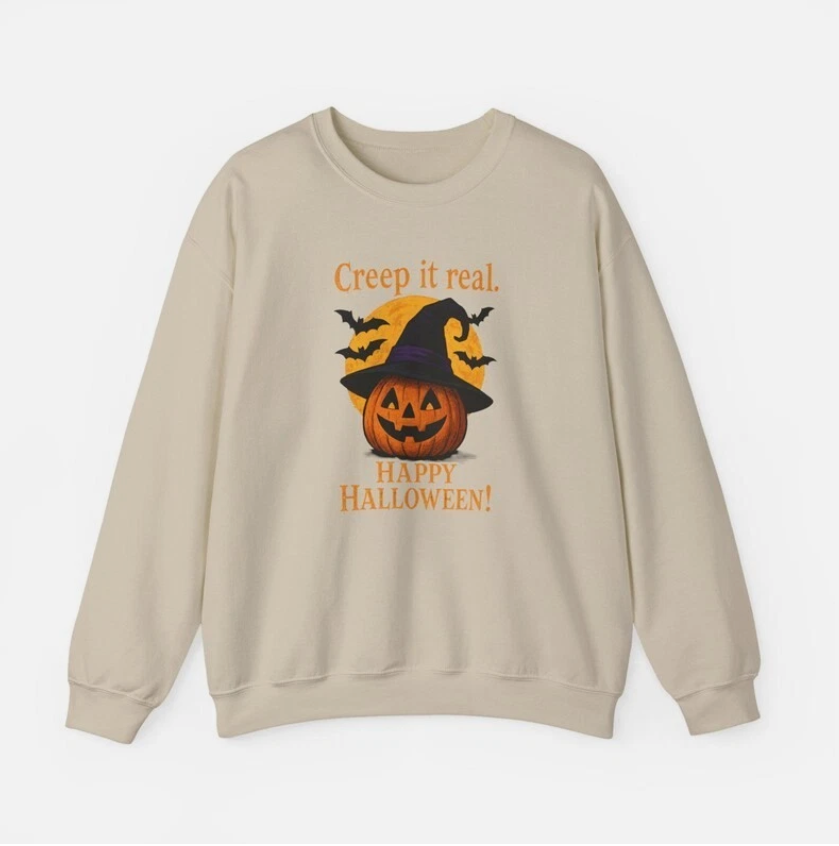 Creep It All Halloween Shirt | Funny Spooky Ghost Unisex Tee Costume Top