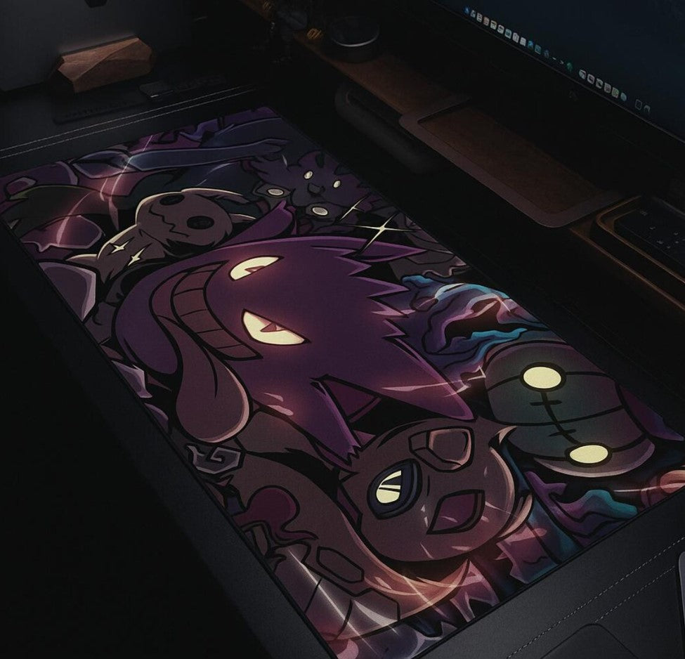 Pokémon-style Desk Mouse Pad (Gengar),Choose Size