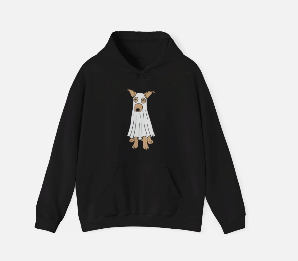 Cute Dog In a Costume Graphic Hoodie