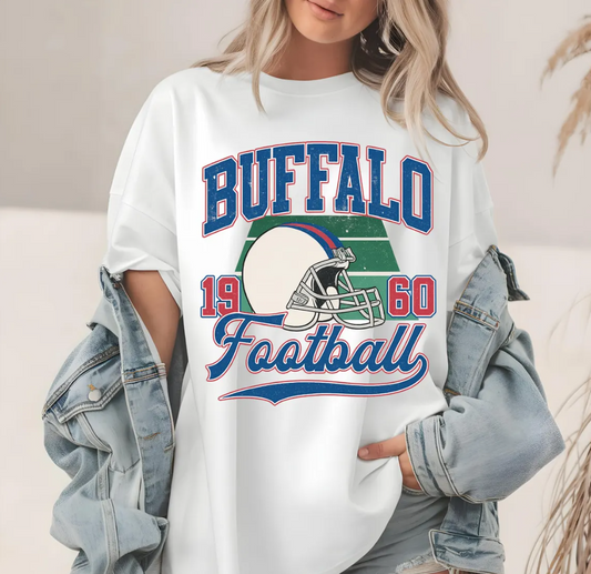 Buffalo Football T shirt, Retro Style Buffalo Bills T-Shirt , Sports Fan Apparel, Vintage Inspired, Trendy Outfit