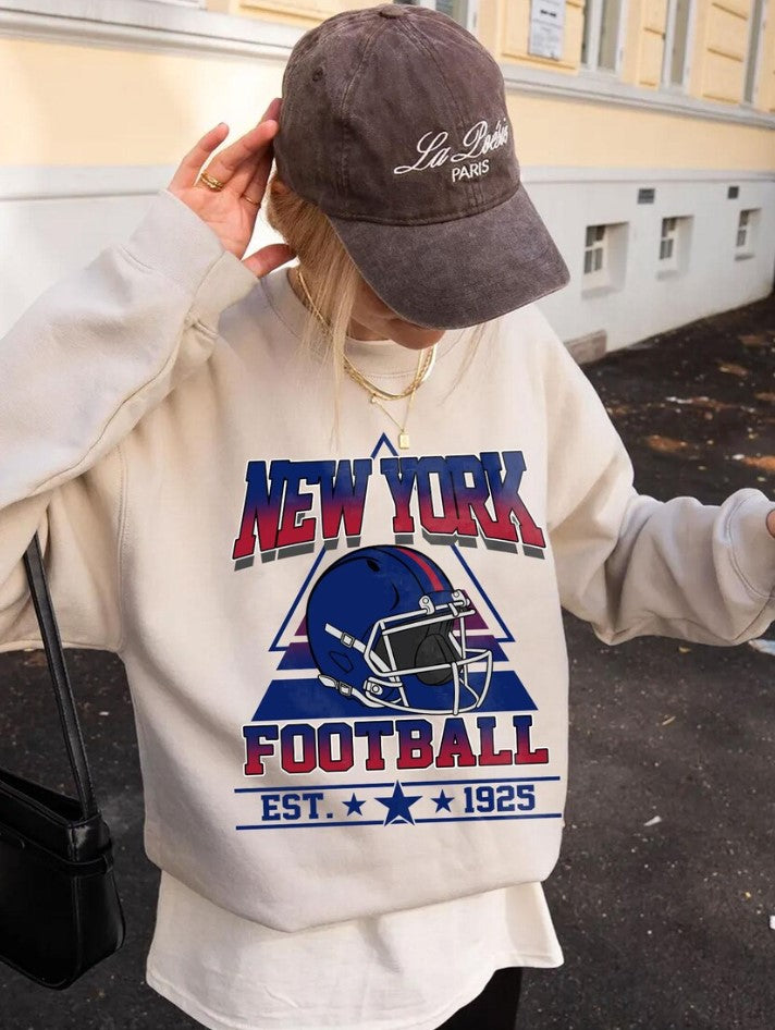 New York Football Sweatshirt,New York Game Day Shirt,New York Shirt,Sunday Football Shirt,Trendy New York Football Fan Shirt