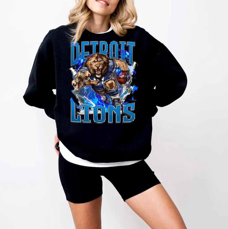Detroit Football Sweatshirt , Detroit Football Sports Gear,Detroit Game Day Shirt, Detroit Football Varsity Shirt, DETROIT Fan Gear