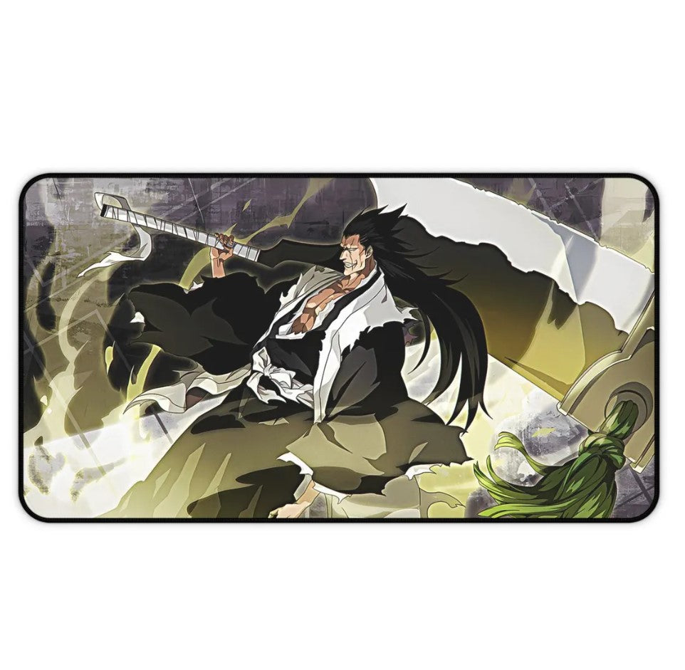 Anime Bleach Ichigo Kenpachi Desk Mat, Mouse Pad, Gamers Gift, Anime Fan, Choose Size