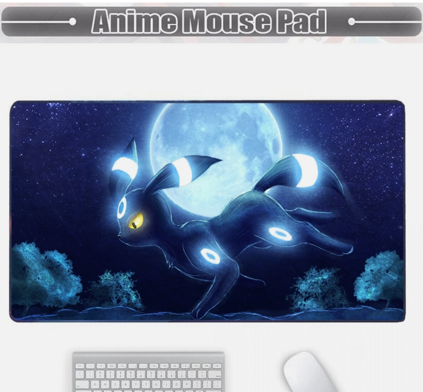 Board Card Game Pokemon Umbreon 2858 Gaming Mouse Pad PTCG CCG MTG Play Mat