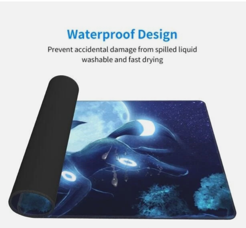 Board Card Game Pokemon Umbreon 2858 Gaming Mouse Pad PTCG CCG MTG Play Mat