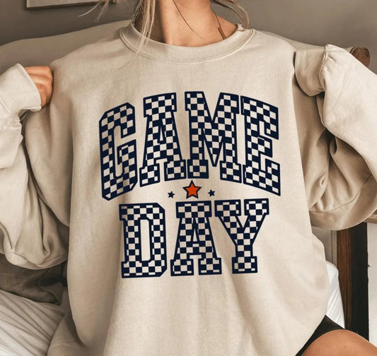 Retro Chicago Football Shirt Women, Vintage Game Day Apparel Girl, Funny Sunday Football Sweatshirts, Sports Fan Gift, Trendy Unisex Tees