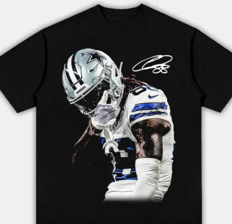 CEEDEE “HIM” TEE, CeeDee Lamb shirt, #cowboyyy merch, graphic t-shirts, Dallas Football Game Day Shirt, men's clothing clothes merch, Gift