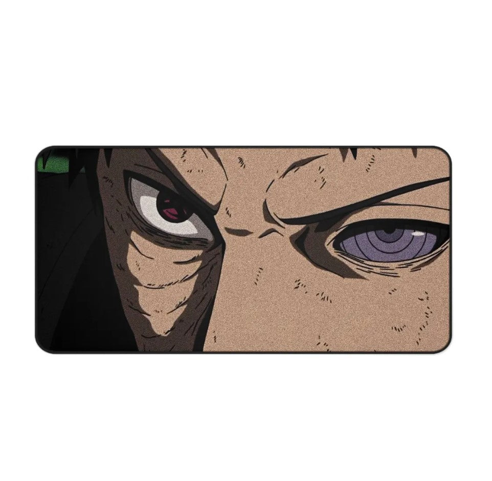 Anime Naruto Obito Desk Mat, Mouse Pad, Gamer Gift, Anime Fan, Choose Size