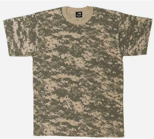 Mens ACU Digital Camouflage MENS T-Shirt, ACU Digital Camo by Rothco