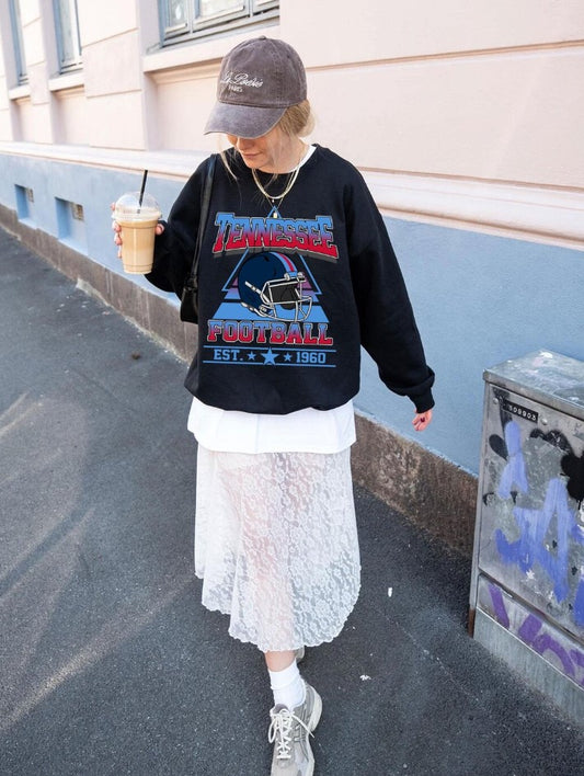 Tennessee Football Sweatshirt,Tennessee Game Day Shirt,Tennessee Shirt,Sunday Football Shirt,Trendy Tennessee Football Fan Shirt