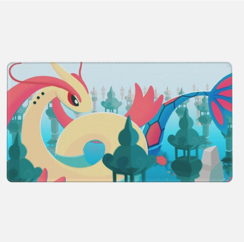 Board Card Game Pokemon Milotic  Gaming Mouse Pad PTCG CCG MTG Play Mat, Choose Size