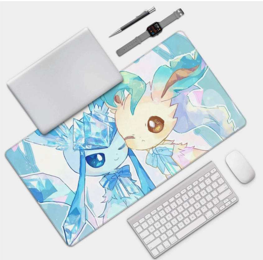 Board Card Game Pokemon Glaceon 3910 Gaming Mouse Pad PTCG CCG MTG Play Mat