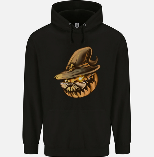 Cool Pumpkin Halloween Mens Hoodie