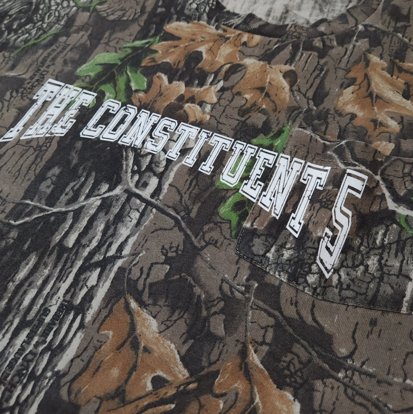 The Constituent 5 Camo Print Pocket T-Shirt Men's