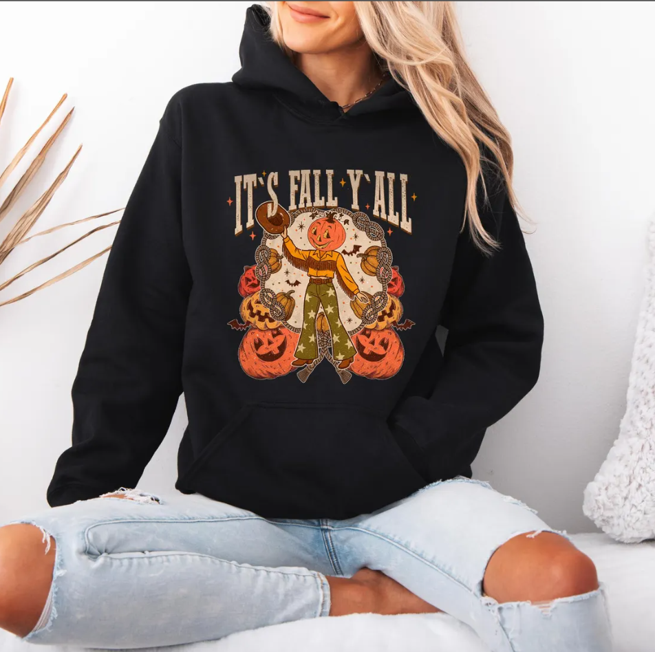 Fall Pumpkin Sweatshirt, Cute Fall Hoodie, Hello Fall Sweatshirt, Fall Halloween Sweatshirt for Women