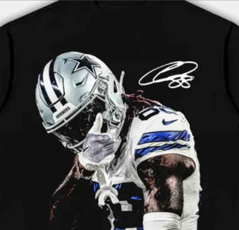 CEEDEE “HIM” TEE, CeeDee Lamb shirt, #cowboyyy merch, graphic t-shirts, Dallas Football Game Day Shirt, men's clothing clothes merch, Gift