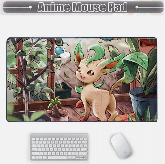Board Card Game Pokemon Leafeon Mouse Pad PTCG CCG MTG Play Mat Mouse Pad Hot, Choose Size