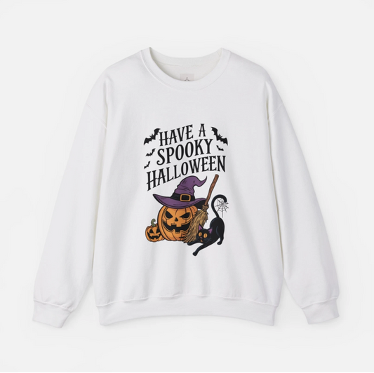 Have A Spooky Halloween Unisex Heavy Blend Crewneck Sweatshirt