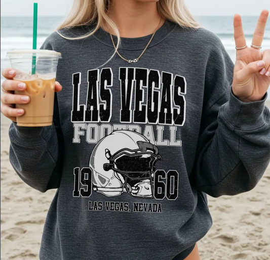 Vintage 90s Las Vegas Football Vintage Style Crewneck Sweatshirt, Retro Raiders Las Vegas Football Shirt, Las Vegas Football Christmas Gift