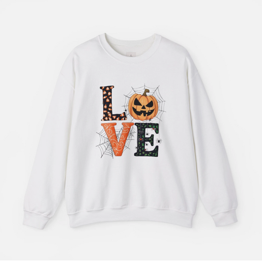 Love Halloween Unisex Heavy Blend Crewneck Sweatshirt