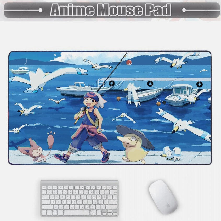 Board Card Game Pokemon Brendan Gaming Mouse Pad PTCG CCG MTG Play Mat, Choose Size