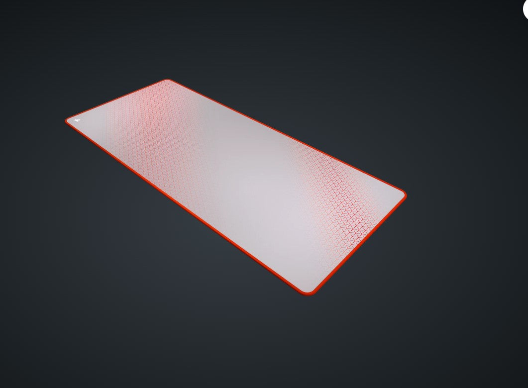 MM350 PRO Spill-Proof Fabric Gaming Mouse Pad – Steel Red – Extended Size