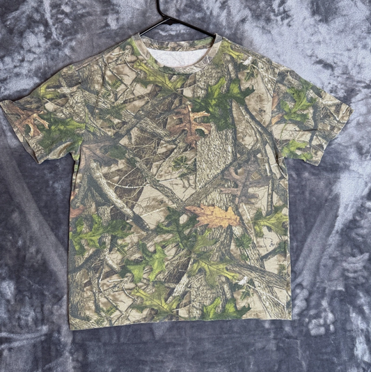 Camo Short Sleeve Real Tree All Over Print T-Shirt