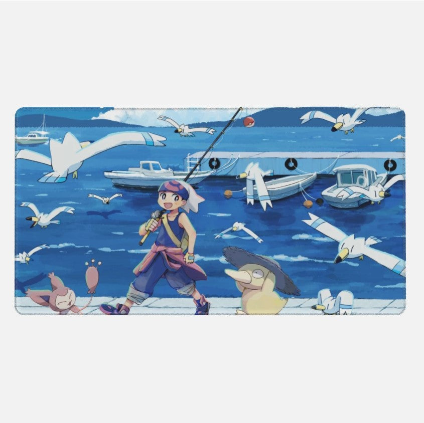 Board Card Game Pokemon Brendan Gaming Mouse Pad PTCG CCG MTG Play Mat, Choose Size