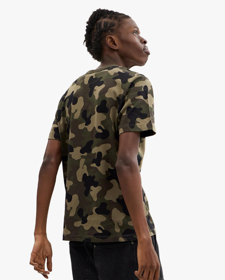 Men's Camo Print Short Sleeve Round Neck T-Shirt