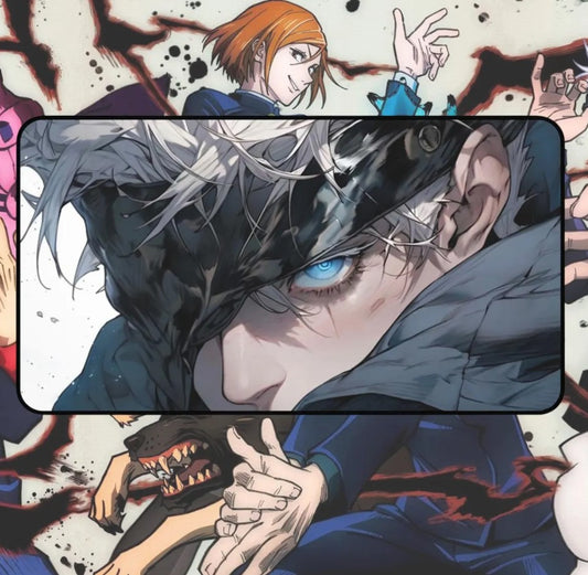 Anime Jujutsu Kaisen Gojo Satoru Desk Mat, Mouse Pad, Choose Size