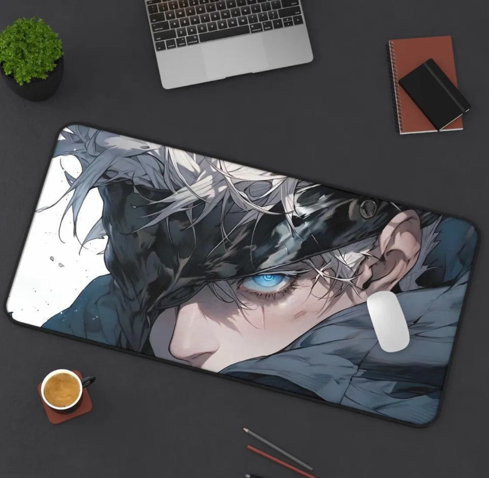 Anime Jujutsu Kaisen Gojo Satoru Desk Mat, Mouse Pad, Choose Size